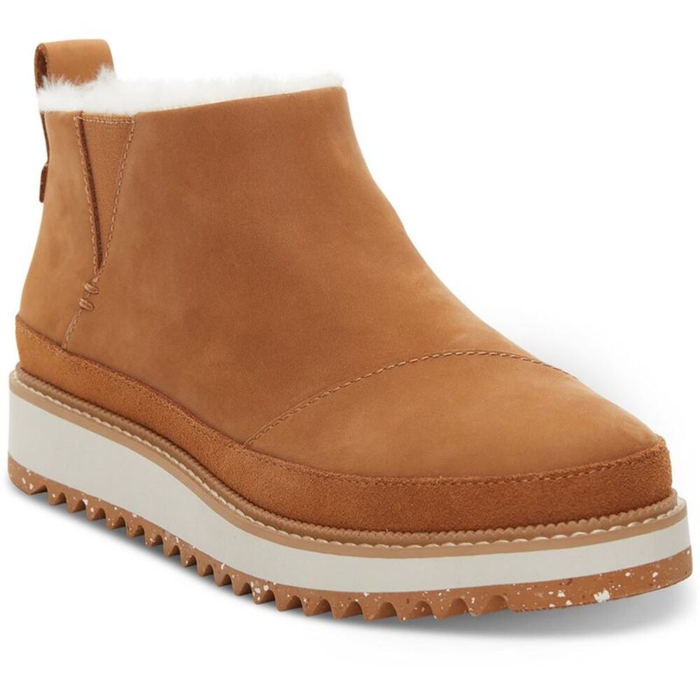 Toms Womens Marlo Tan Suede Casual Casual and Fashion Sneakers Sneakers NWT